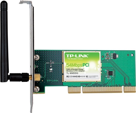 wireless pci adapter tl-wn551g driver