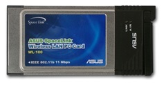 Asus SpaceLink WL-100 WLAN PC Card