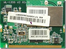 ASUS WL-120g Mini-PCI Card