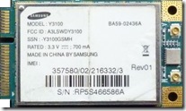 Samsung Y3100 HSPA Modem