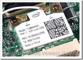 intel centrino wireless n 1000 bluetooth