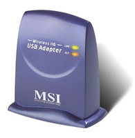 MSI UB54G USB2.0 Wireless 11g USB Adapter