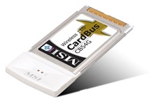MSI Wireless 11g CardBus Card CB54G