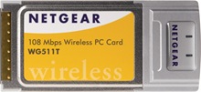 Netgear WG511T 108Mbps Wireless PC Card