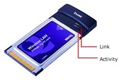 BenQ BW3100 802.11b/g Wireless LAN PC Card