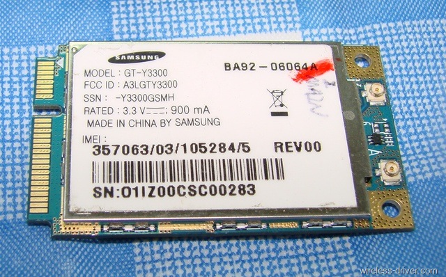 Driver for 3DSP BlueW2310u card