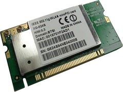 Z-Com/Zcomax XG-624s Wireless Mini-PCI Module 