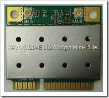 XAVI XW204E 802.11b/g/n Mini-PCIe Wireless LAN Module