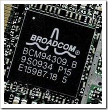 Broadcom BCM94301MP/BCM94306MP/BCM94309MP Wireless LAN Win98, ME, 2000, XP Driver, Utility