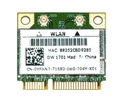 Dell Wireless 1701 802.11bgn   Bluetooth 3.0 Mini-Card