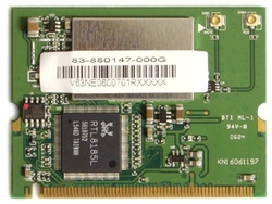 Realtek RTL8185L Mini-PCI Card