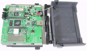 Linksys WAP51AB: Internal view