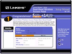 Linksys WAP51AB: Setup Wizard
