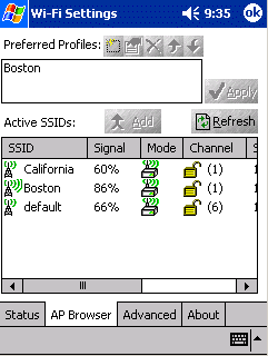 SanDisk Client Utility - AP Browser