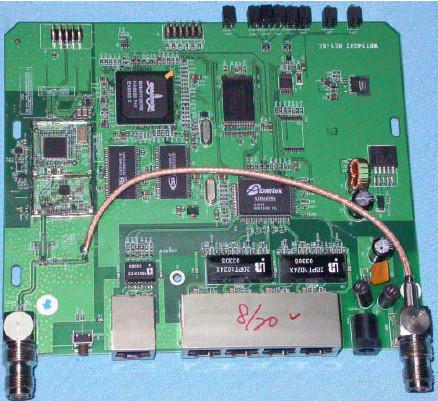 Linksys WRT54GS - Main board