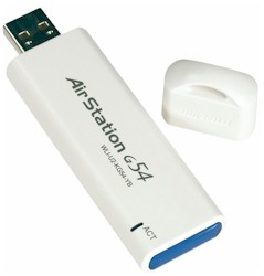 BuffaloTech 54 Mbps Wireless USB 2.0 Keychain Adapter