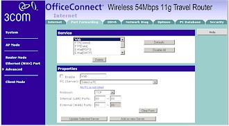 3Com Port Forwarding