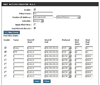 Access Control rule