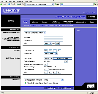 WRT54GC Basic Setup