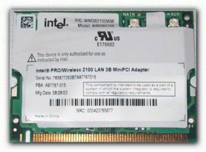 Intel wireless pro 2100 3b