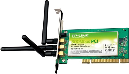 TP-Link TL-WN851N 300Mbps Wireless N PCI Adapter 